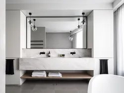 Туалетный столик в ванной дизайн
