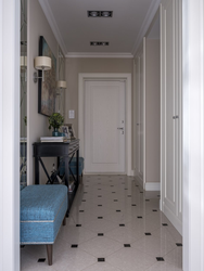 Tiles For The Hallway Floor Design In A Small Apartment Photo