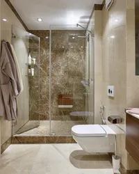 Bir otaq dizaynında vanna otağı və duş