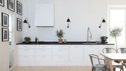 Дызайн кухні мінімалізм без верхніх шаф