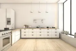 Дызайн кухні мінімалізм без верхніх шаф