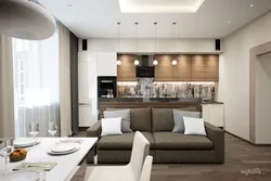 Дизайн кухни гостиной 2023 современный интерьер