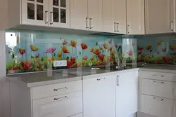Кухонныя фартухі для кухні з пластыка фота