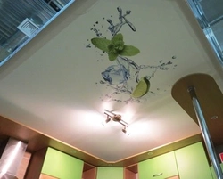 Photo Of Suspended Ceilings With Flowers In The Kitchen