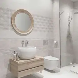 Алма керамика ванна бөлмесінің интерьер фотосуретіндегі плиткалары