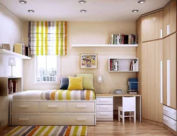 Дизайн маленькой спальни для мальчика