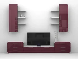 For the living room modular walls in a modern style photo