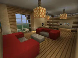 Minecraft Yataq Otağı Interyeri
