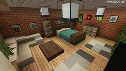 Minecraft Bedroom Interior