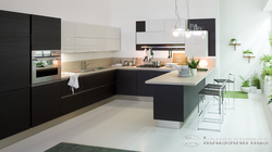 Modern kitchens in modern style photo corner