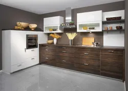 Modern kitchens in modern style photo corner