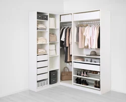 Wardrobe In The Bedroom For Clothes Inside Photo