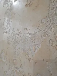 Plaster world map in the kitchen photo