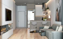 Apartment Design 45 Sq M With Kitchen