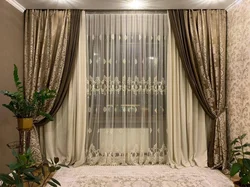 Curtains in the living room interior new items