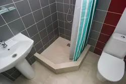 Interior bathroom with tray photo