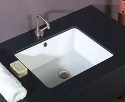 Фото встраиваемой раковины в ванной