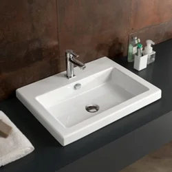 Photo Of A Built-In Sink In A Bathroom