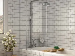 Brick tile bath design