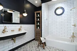 Brick Tile Bath Design