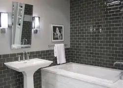 Brick tile bath design