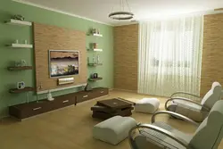 Living room interior options wallpaper
