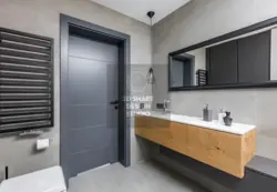 Bathroom design with doors