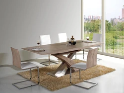 Kitchen table modern design photo
