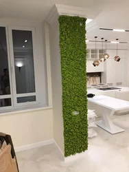 Stabilized Moss In The Kitchen Interior