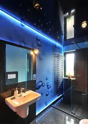 Illuminated Ceiling In The Bathroom Photo In
