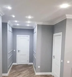 White Color Of The Walls In The Hallway Photo