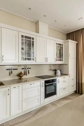 Straight white kitchens photo