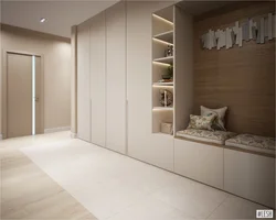 Hallway With Large Closet Interior