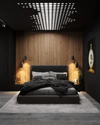 Bedroom design small dark