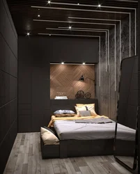 Bedroom design small dark