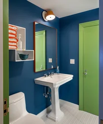What paint to paint the walls in the bathroom with photo