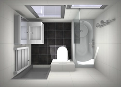 Ванная Комната 3 На 3 Дизайн С Окном