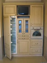 Встраиваемый шкаф пенал для кухни фото