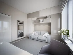 Bedroom with sofa interior design photo
