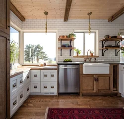 Country style kitchen design