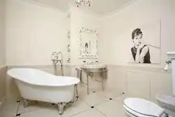 Ванна бөлмесінің фото дизайнына арналған плинтус