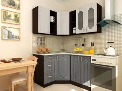 Невялікія кухонныя гарнітуры для маленькай кухні нядорага фота
