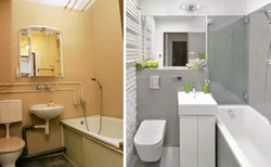 Дизайн ванной в хрущевке до и после