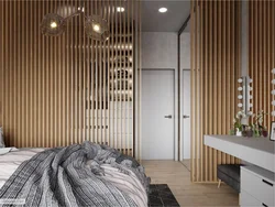 Bedroom Interior Design With Slats