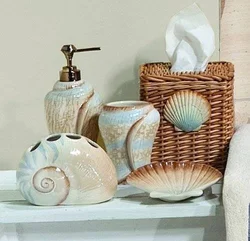 Shells In The Bathroom Interior