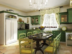 Kitchen living room olive design