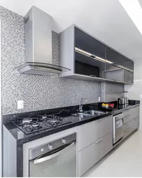 Silver kitchen photo