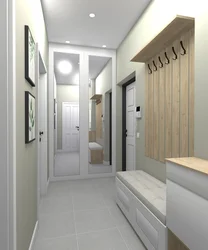 Hallway design with dimensions