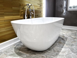 Artificial stone bathtub photo