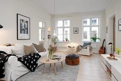 Swedish living room interior